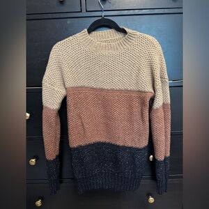 Colorblock Knit Sweater